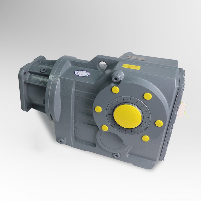 JKAT87/97/107 Servo - Precisão Dura - Dente - Redutor de engrenagem cônica espiral de superfície com eixo - Braço anti-rotação montado