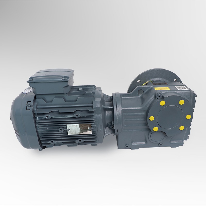 Redutor de engrenagem cônica espiral série K com motor de ampla frequência JKF